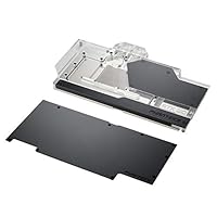 Phanteks (PH-GB3090ASSRX_BK01_BP) Glacier G30 Strix for ASUS ROG Strix RTX 3090/3080, Nickel-Plated, Acrylic, Aluminum Cover Plate, Digital RGB, Full Water Block - Black