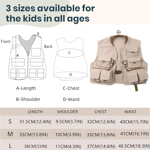 M MAXIMUMCATCH Maxcatch Kids Fly Fishing Vest Youth Vest Pack, 100% Cotton2