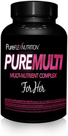 #1 Women’s Multivitamin - PureFlex Nutrition - PureMULTI - 60 Tablets - Made in The USA - 100% Money Back Guarantee