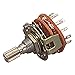 Jameco Valuepro G3SR023-R Shaft Rotary Switch, Solder Lug, 4 Position, 25 mm x 10 m Size (Pack of 5)