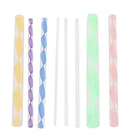 8 StüCk Doppelendige PunktierstäBchen Acryl Twist Sticks, Nail Art Dotting Tools FüR NäGel Selber Machen, Diy Nageldesign Und Bastelprojekte, Verschiedene GrößEn, Ideal FüR AnfäNger