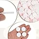 100 Stück Diffusor Nachfüllpads, 25mm Rund Diffusorpads für Ätherische Öle Mini Mikrofaser-Parfüm-Diffusorpad, Geruchslose Pads für Luftbefeuchter, Luftreiniger, Zuhause, Auto (Weiß)