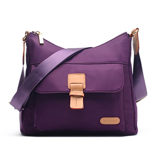 Sac à bandoulière unique loisir en tissu déperlant léger - Modèle compact A