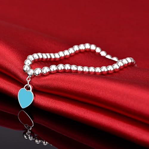 Women Bracelets Link Bracelets Heart Bracelet for Couples, Best Friend, Gifts for Mom Boyfriend Friendship Jewelry4
