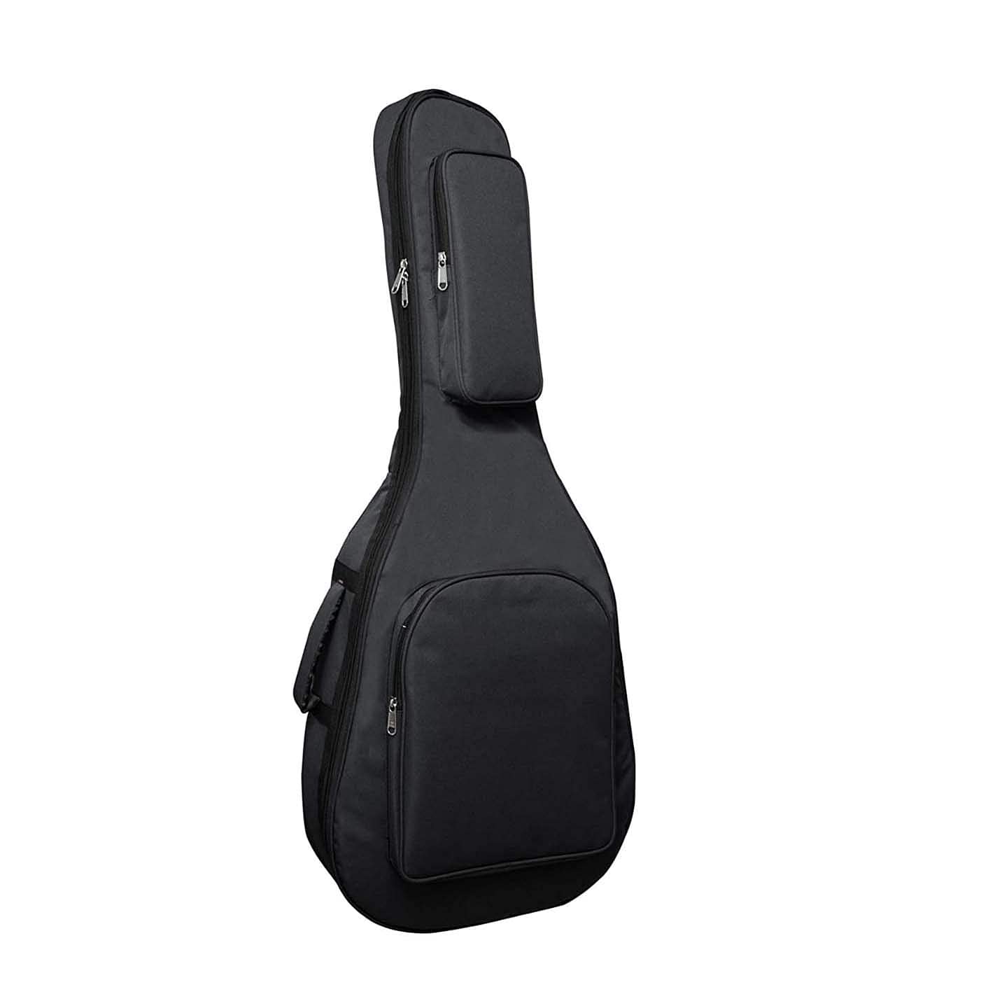 Grow wings Heavy Padded Guitar Bag With Cover Fender Soft Fabric 40 Inch Backpacks (Black) 2