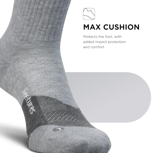 Image of Feetures Trail Max Cushion Mini Crew Sock - Hiking Socks for Men & Women