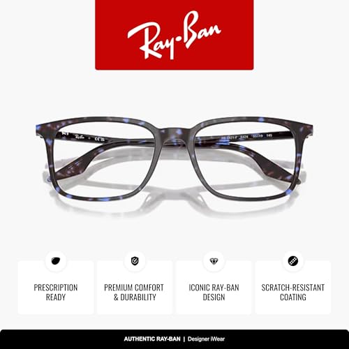 Image of Ray-Ban RX5421F Low Bridge Fit Rectangular Prescription Eyewear Frames