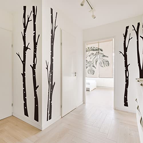 Shimeyao 7 hojas adhesivas árbol familiar bosque miniatura 7