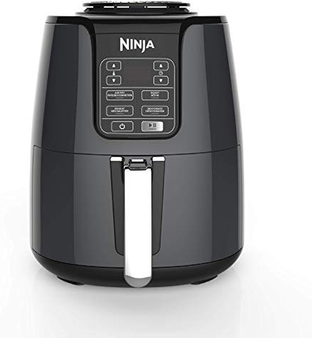 NINJA Air Fryer with Crisper Plate and Multi-Layer Rack - Black