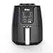 NINJA AF101C, Air Fryer, 3.8L Less Oil Electric Air Frying, Equipped with Crisper Plate + Multi-Layer Rack + Non Stick Basket, Programmable Control Panel, Black, 1550W, (Canadian Version)