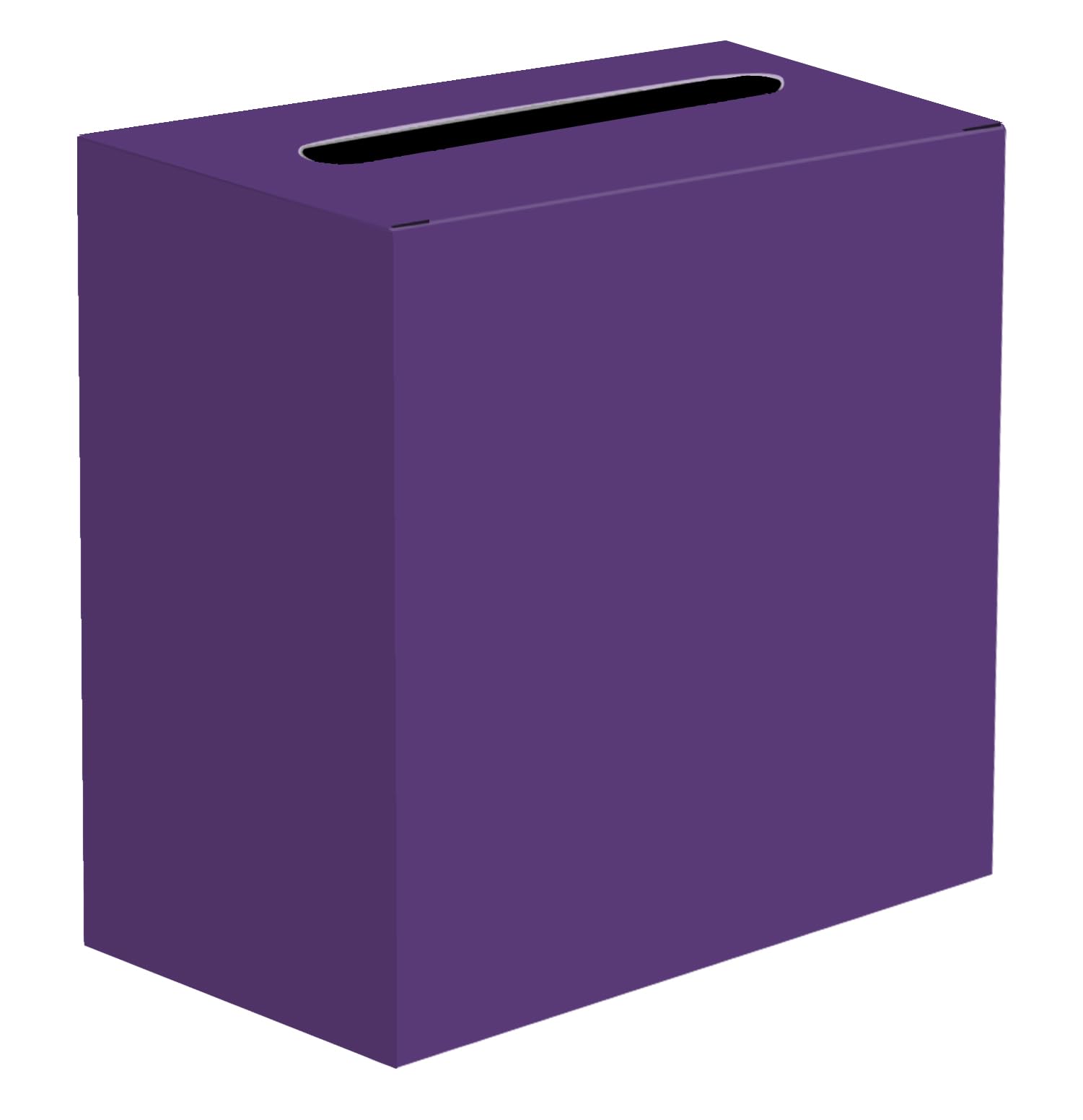 SietDESEO Purple Card Box for Graduation Large Cardboard Gift Card Box Holder for Wedding Reception Birthday Graduation Baby Shower Raffle Ticket Box with Slot