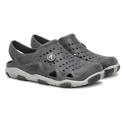 Image of Aqualite AL-635 Slip-On Clogs for Men with Back-Strap Lightweight & Quick Dry, Anti-Skid EVA Sandal for Men