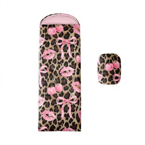 Erosebridal Sleeping Bag para niños con moño, estilo portátil para camping, senderismo y viajes al aire libre miniatura 1