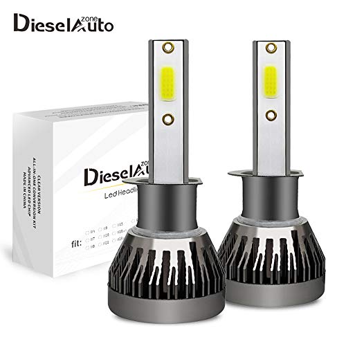 H1 Mini Bombilla LED Faro 36W 6000LM Luces Led 6000K Xenon Blanco COB Chip