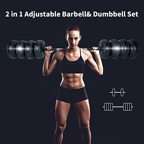 Set di manubri regolabili, 30 kg/31,8 kg