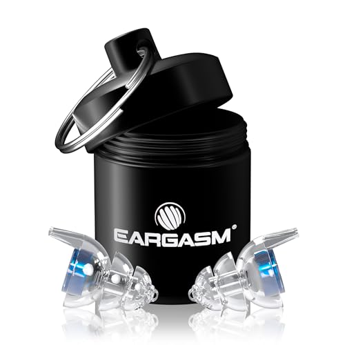 Eargasm Smaller Ears Earplugs for Concerts Musicians Motorcycles Noise Sensitivity Disorders and More! Two Different Sizes Included to Accommodate Smaller Ear Shapes!
