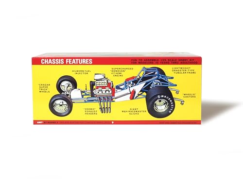AMT 1473 Mopower Plymouth Funny Car miniatura 2