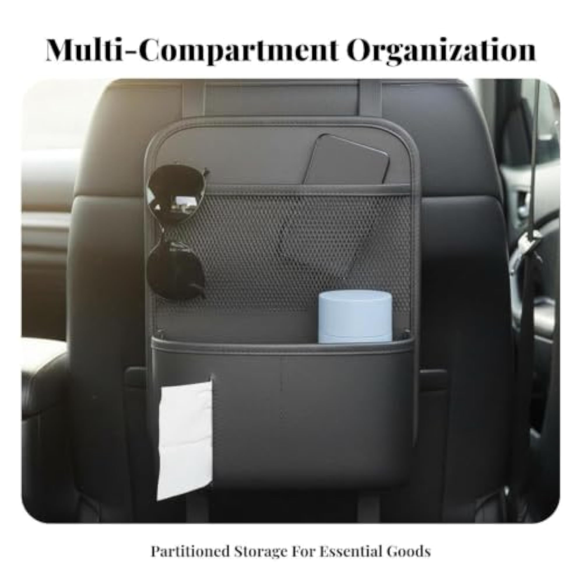 Multipurpose Hanging Backseat Pocket Organizer for Car