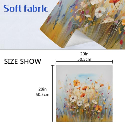 Servilletas de Tela Multicolor 20x20 pulgadas pack x6 miniatura 6