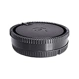 CamDesign Rear Lens Cap and Body Cap Set for Sony Alpha, Minolta AF lenses. For with Sony A100, A200, A230, A290, A300, A330, A350, A380, A390, A450, A500, A550, A560, A580, A700, A850, A900, SLT-A35, A33, A37, A55, A57, A65, A77, Minolta 5D, 7D, 7, 9xi, 7xi, and 5xi + CamDesign Wristband Lens Focus Ring