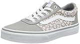 vans leopard logo t shirt Verschluss: Schnürsenkel Vans Ward Canvas Sneaker, Grau ((Cheetah) Drizzle/White WG5), 32 EU