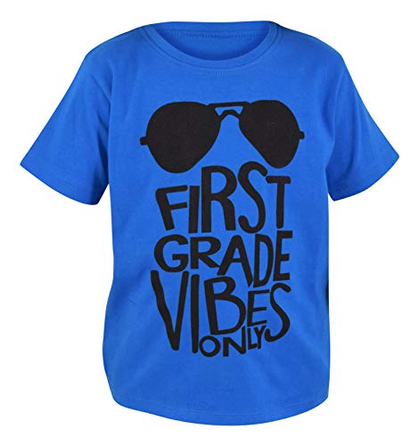Image of Unique Baby Boys Kindergarten Vibes Only Back to School T Shirt