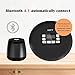 Portable CD Player Bluetooth, with Aux Cable for Car, Personal Compact Disc Player with Headphones/LCD Display/USB Power Adapter Electronic Skip Protection and Anti-Shock Function(Black)