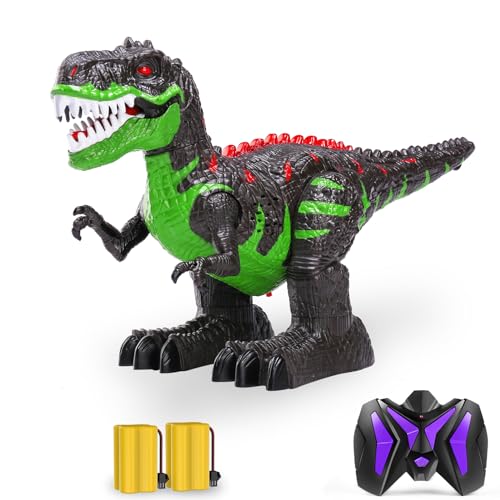 TEMI Remote Control Dinosaur Toys for Boys 3 4 5 6 7 8 Years, Electrical Stunt RC Walking...