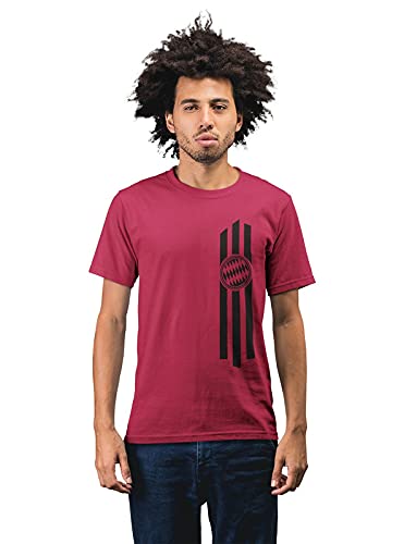 Revind.442Bayern Munich 3 Stripes Men's 100% Cotton Round Neck T-Shirt