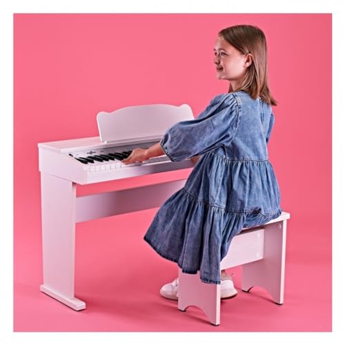Gear4music Piano numérique 61 touches pour enfants avec banc, Matte Black - Les Beatles, Paul McCartney, John Lennon, RIngo Starr, George Harrison Gear4music Piano numérique 61 touches pour enfants avec banc, Matte Black – Image 5