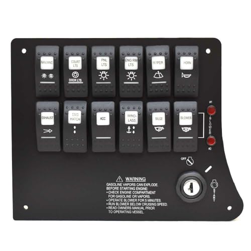 Crownline Boat Ignition Switch Panel 40204 | 260/280 SS / 266/286 BR