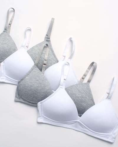 Danskin Girls' 4-Pack Wireless Training Bra3