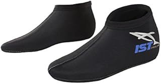 Unrealfind 3mm Neoprene Pull-On Kids Children's Youth Short Socks for all Water Sports Boot Booties Boots Swim Socks Swimming Swimmers, Medium (size 1-3)