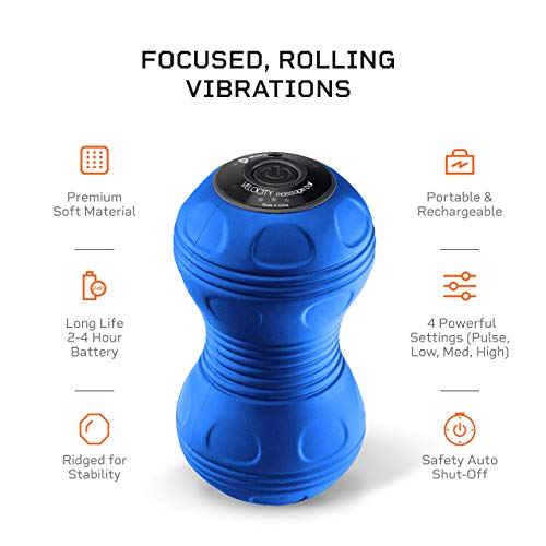 image for LifePro 4-Speed Vibrating Massage Ball - Peanut Massager Combines Lacr