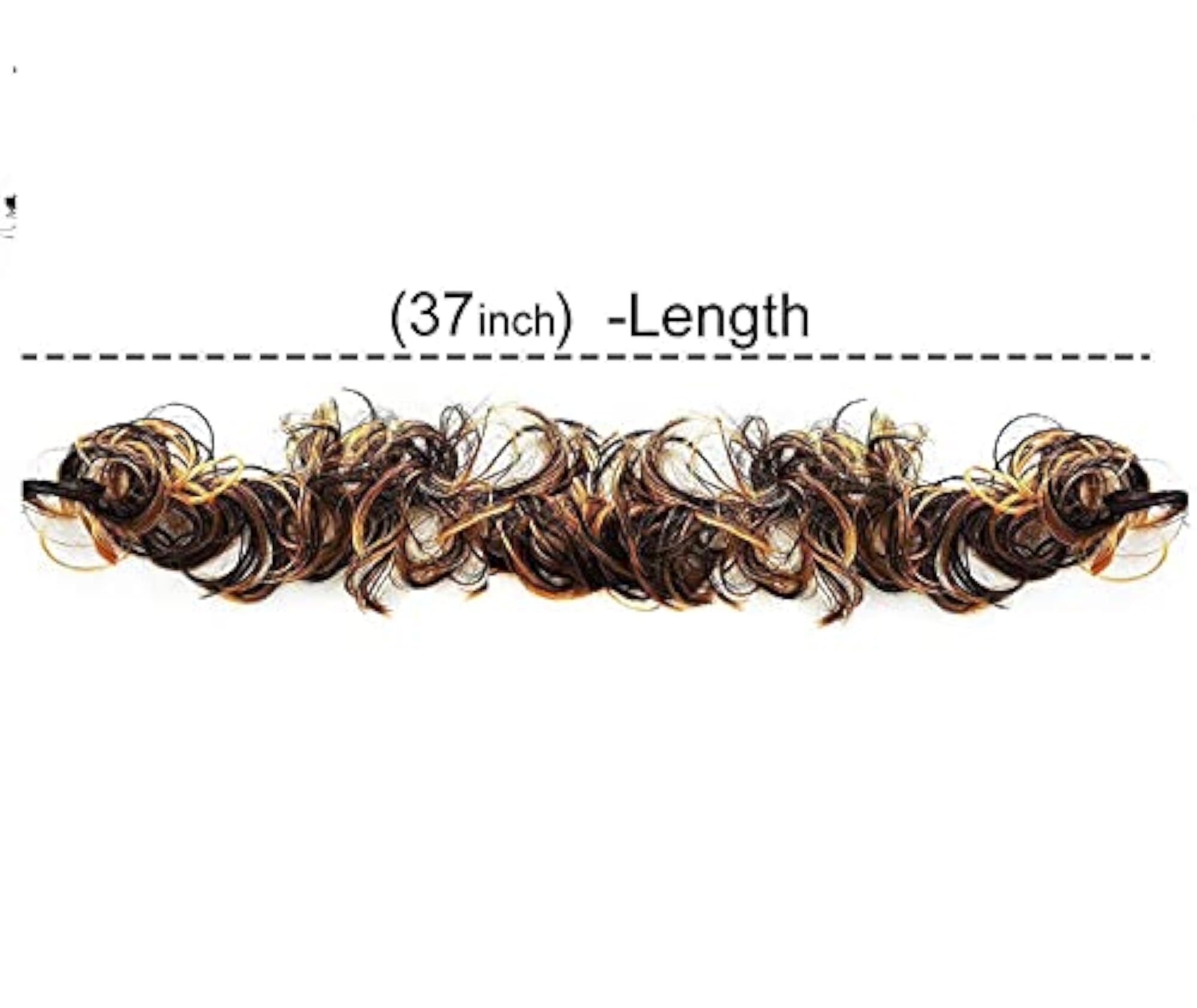 Messy Frill Hair Extensions for Ponytail and Bun Juda Maker