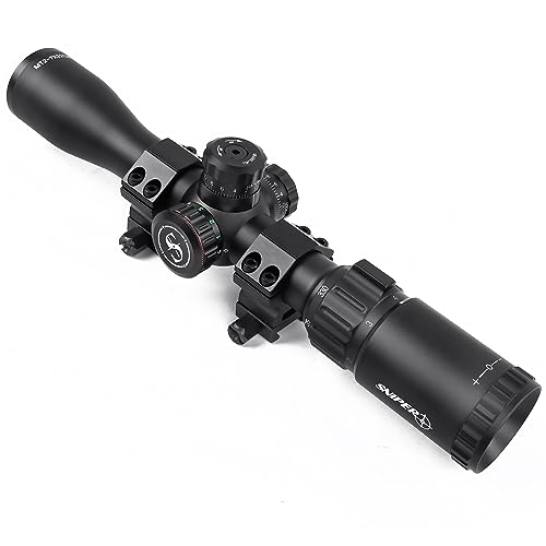 MT2-7X32CB Crossbow Scope with Speed Ring 1-inch Tube Rifle scopes for 270-450 FPS Second Focal Plane Crossbow Scope (MT2-7X32CB)