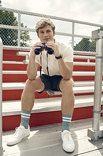 Goldtoe Men's Harrington Crew Socks, Multipairs, Retro Stripe (6-Pairs), Large #TOP4