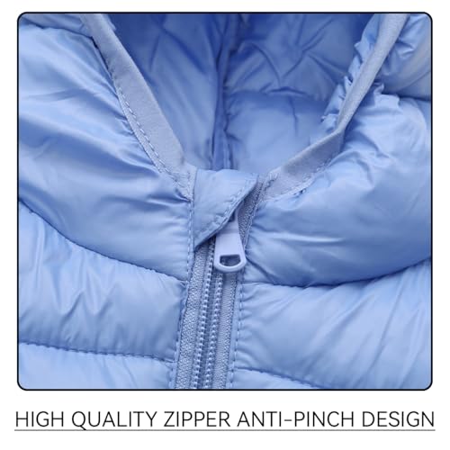 Boy and Girls Waterproof Coat Winter Lightweight Puffer Jackets Hooded Outerwear3