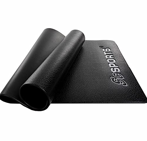 ScSPORTS® Bodenschutzmatte - rutschfest, Schalldämmend, Größenwahl - Matte, Bodenmatte, Multifunktionsmatte, Unterlegmatte, Schutzmatte für Fitnessgeräte, Laufband, Heimtrainer (200x100x0,4 cm)