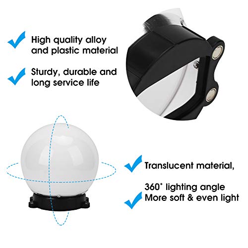 Hopcd Diffusore Speedlite da 15 cm a Sfera