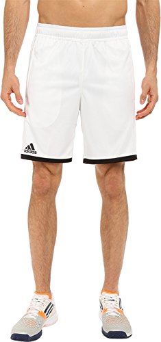 adidas Performance Men's Court Shorts, White/Black, Large
