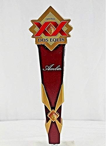 Dos Equis Amber Draft Beer Tap Handle Keg Marker