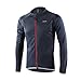 ARSUXEO Outdoor Sports Men's Slim Fit Cycling Jersey Long Sleeves Bike Bicycle MTB Shirts 6022
