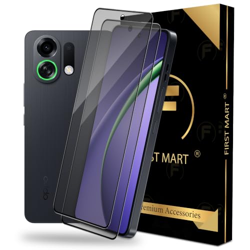 Image of FIRST MART Military-Grade Matte Anti-Glare Tempered Glass for Oppo K13 Turbo Pro and Oppo K13 Turbo (6.59 Inch) With Installation Kit | Edge to Edge Coverage |Anti Glare, Bubble-Free [2 Pack]