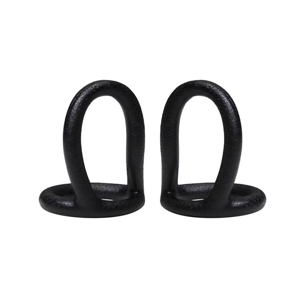 Shelves Book Ends, Desk Decoration Minimalist Ring Resin Bookends for Home, Library Book Support(Black)