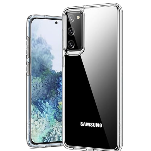 Pristine-Tech Case for Samsung Galaxy S20 FE 4G 5G Crystal Clear [Anti-Yellow] [Shock Absorption] Phone Cover for Samsung S20 FE Smartphone Cover (6.5 inch) -Transparent
