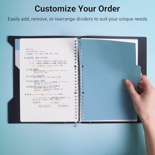 Cahier à spirales rechargeable B5 pour organiser vos notes de bureau - 5