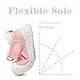 MASOCIO Baby Sandalen Mädchen Sommer Lauflernsandalen Lauflern Schuhe 8 9 10 Babyschuhe Kleinkind Kinder Shoes Sommerschuhe Sandals 1 Jahr Draußen Outdoor ab 6-12 Monate Größe 18 Rosa
