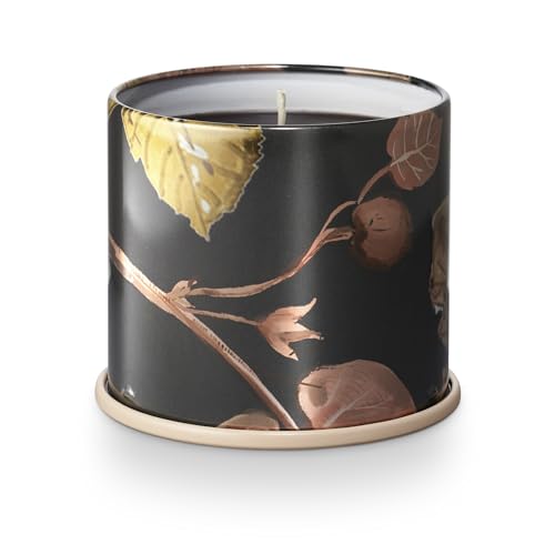 Image of Illume Noble Holiday Collection Midnight Pumpkin Vanity Tin Candle, 11.8 oz