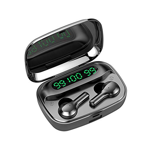Docooler R3 Headset LEDs Digtal Display Earphone Ture Wirelessly Stereo Headset with Mic